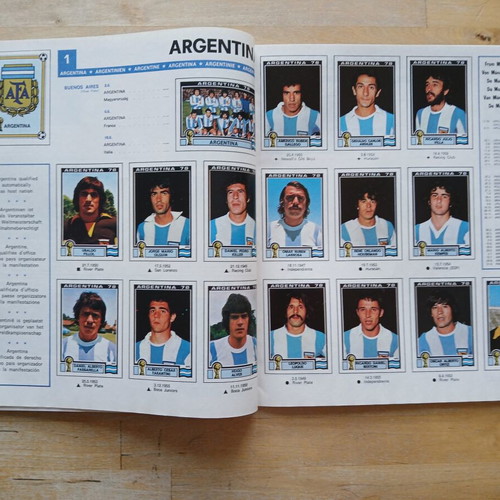 Panini Argentina 1978 Official Reprint Album like new