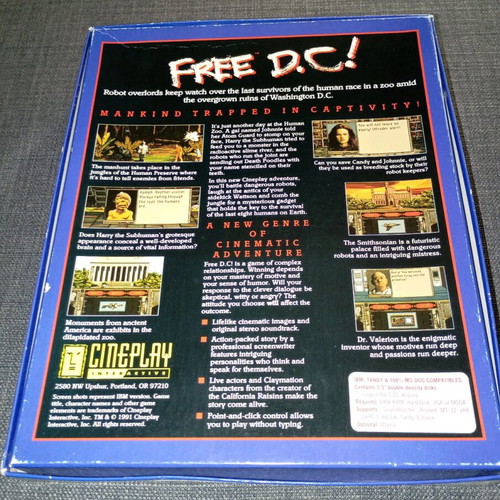 Free DC PC game used, 3.5" floppy disks, adventure