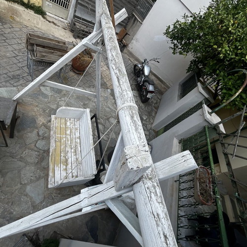 Handmade swing used, 4 meters, needs repainting