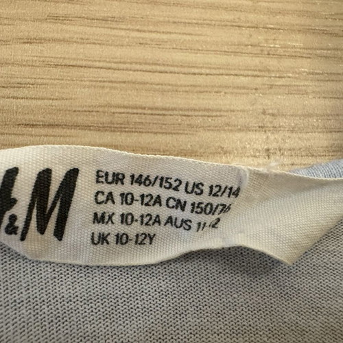 H&M summer dress 10-12 years, like new, tropical print