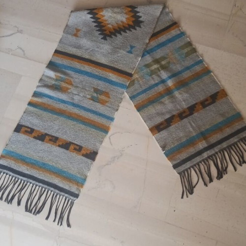 Boho Scarf Mini Throw Like New