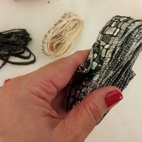 Craft ribbons and materials stock, like new