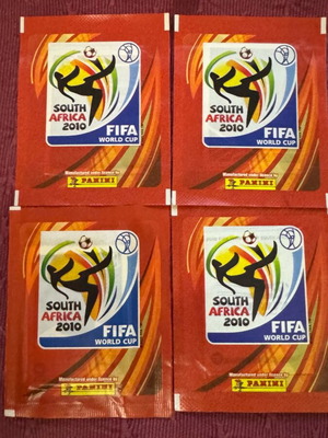Φακελάκια Panini World Cup 2010 South Africa καινούργια, 4 τεμάχια