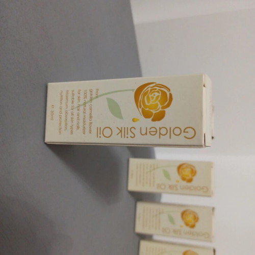 Golden silk oil new, pack of 5 with dark silk and vitamin E