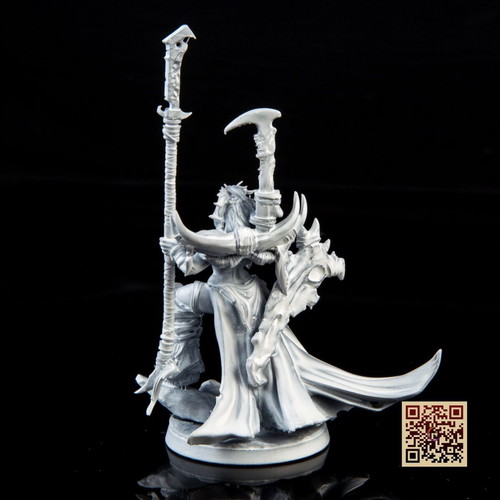 Vorkal Lancer Warrior collectible dark fantasy figure new, primed