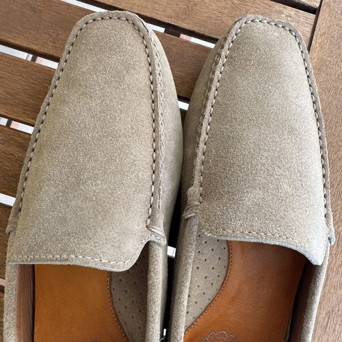 Men's moccasins beige size 40 used
