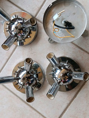 Ceiling lights used, set of 4 pieces