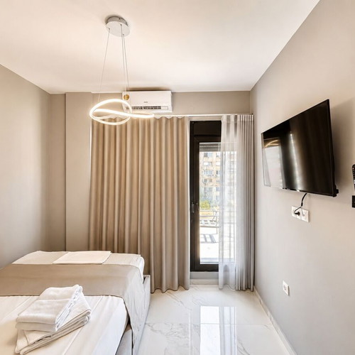Apartment 2 bedrooms renovated penthouse with large terrace in Thessaloniki center