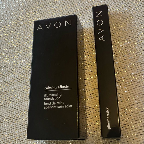 Avon makeup set new with foundation and waterproof lip pencil