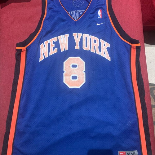 New York Knicks Sprewell jersey used
