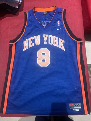 New York Knicks Sprewell jersey used