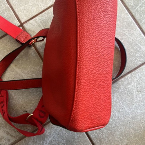 Women's shoulder bag like new, red