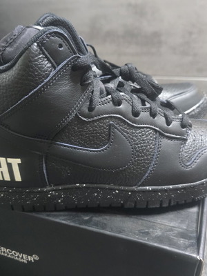 UNDERCOVER x Nike Dunk High Chaos Triple Black sneakers size 43 new