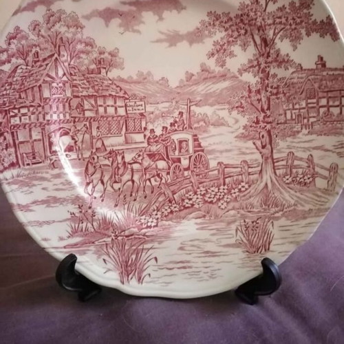 Staffordshire Alfred Meakin vintage collectible plates 27 cm