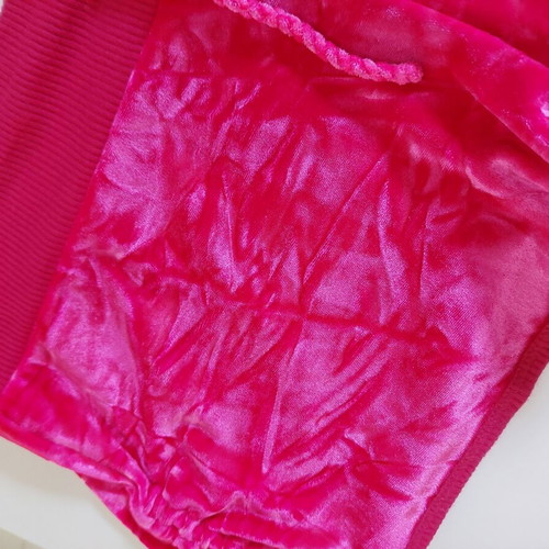 Calzedonia velour shorts size medium, like new, fuchsia