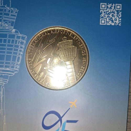 Athens International Airport 25 Years Commemorative Coin new