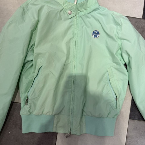 North Sails bomber jacket used, turquoise, men's M