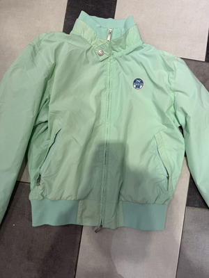 North Sails bomber jacket used, turquoise, men's M