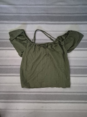 Shein Curve blouse, green, size XL