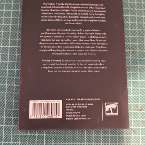 Warhammer Horror Gothghul Hollow book