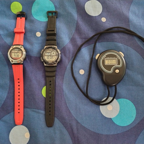 Casio watches and stopwatch like new, authentic quality