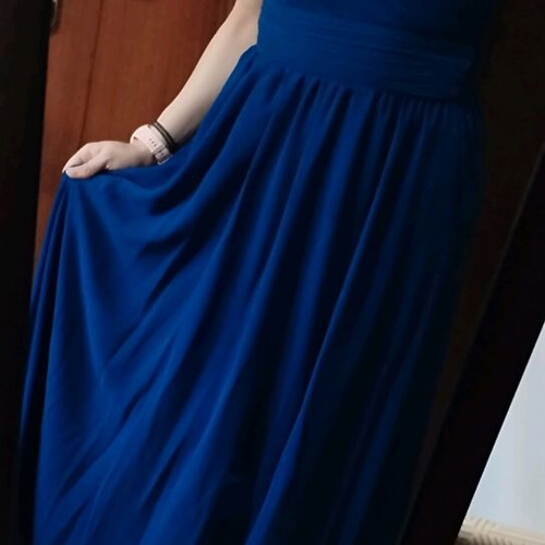 Maxi dress blue like new Eva et Lola
