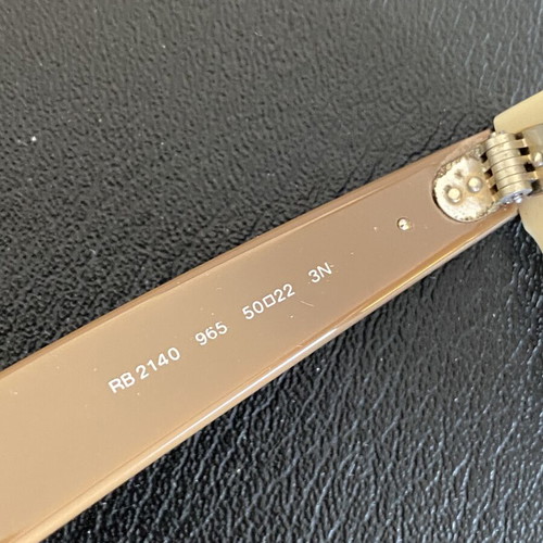 Ray-Ban RB2140 Wayfarer sunglasses, cream and brown