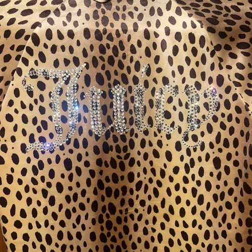 Juicy Couture Leopard velvet set like new, XS