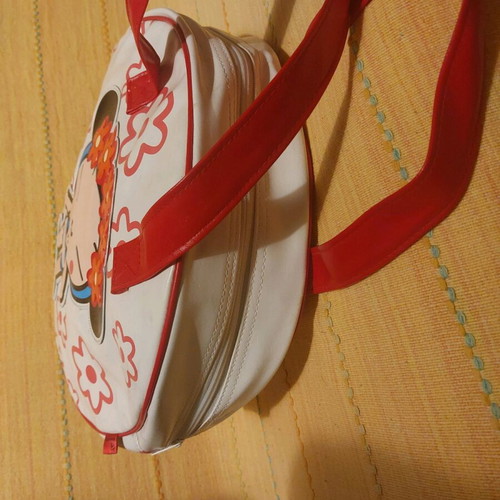 Pucca Club Vintage Round Shoulder Bag like new, colorful PVC
