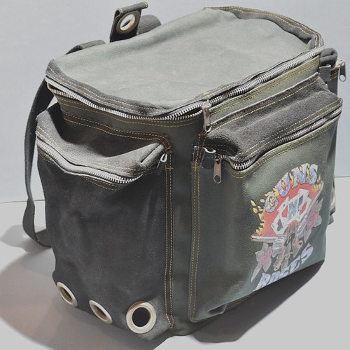 Vintage Guns n Roses backpack like new, canvas