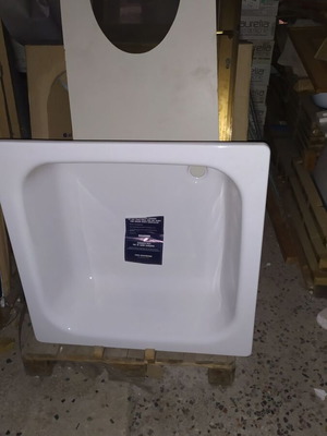 Ντουζιέρα καινούργια Kaldewei με υπερχείλιση και βάθος 28 εκ