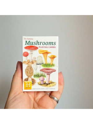 The Famous Mushrooms Playing Cards by Heritage Playing Card Company