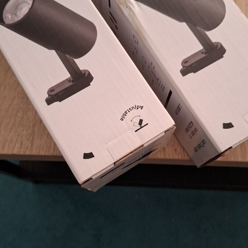2 Adjustable 4000K Track Spotlights New