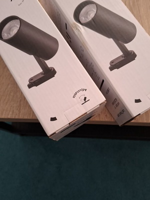 2 Adjustable 4000K Track Spotlights New