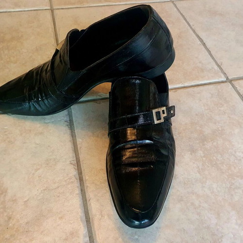 Cesare Paciotti men's shoes size 43 black like new