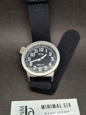 Ene Calibre 47 men's watch used with black fabric strap