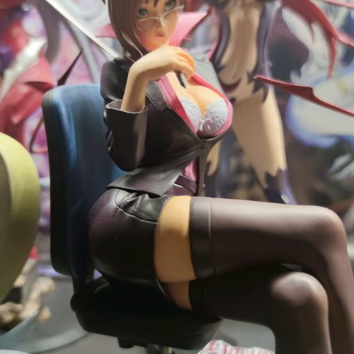 Anime PVC figures used, girls set