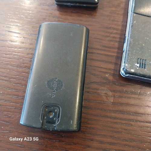 Cell phones used, pack of 5, Sony Ericsson, Nokia, Samsung