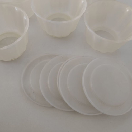 Jelly caramel molds used, set of 6 small