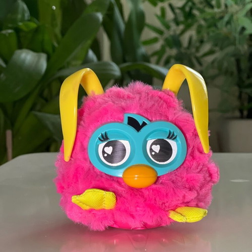Furby Party Rockers Creature Pink with Ears like new