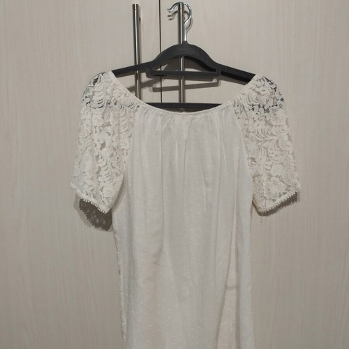 Cotimaniki blouse with lace, like new, white