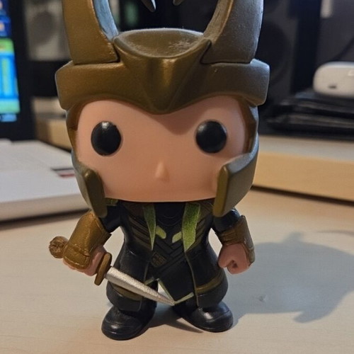 Funko Pop Loki used, from the movie Thor without box