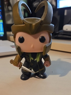 Funko Pop Loki used, from the movie Thor without box