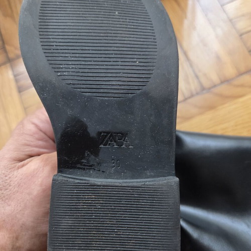 Zara Kids black boots size 30