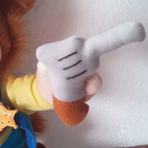 Plush Sheriff Beaver used Sommerland, height 35 cm