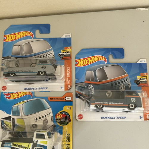 Hot Wheels VW toy cars used, sealed