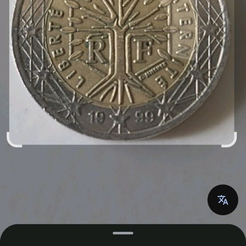 2 Euro Coin France 1999 used, Liberté Egalité Fraternité