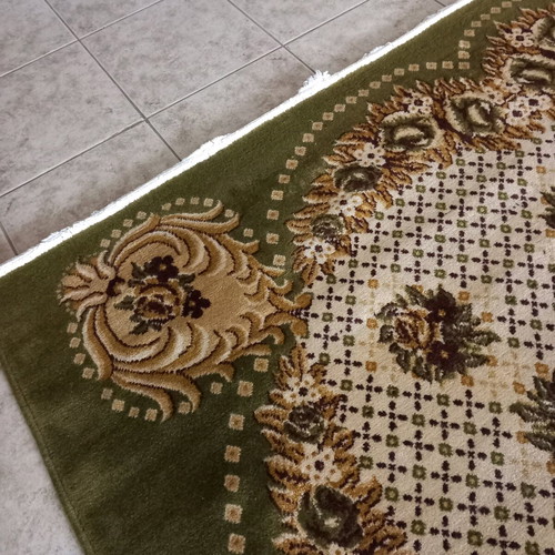 Rug 260×195 used, green