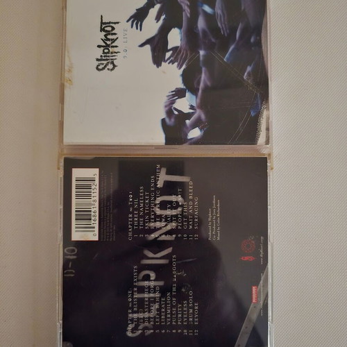 Slipknot CD album collection Vol. 3 & 9.0 Live like new, metal