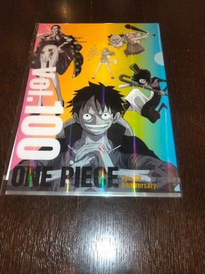 One Piece A4 Folder Set of 2 with Poster New